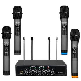 Micrófono Inalambrico Profesional Gadnic BT408 Bluetooth UHF