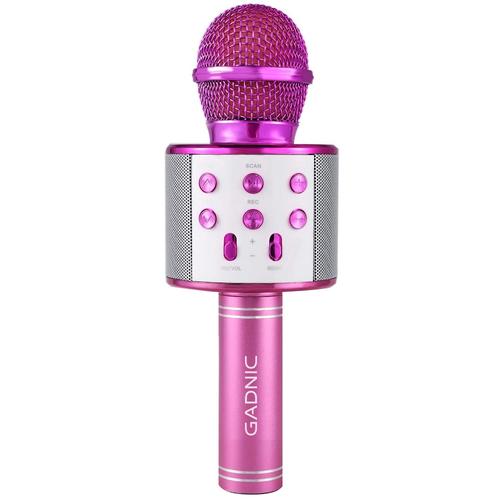 Micrófono Gadnic KM-01 Karaoke Inalámbrico Bluetooth c/ Efectos de Voz - 0