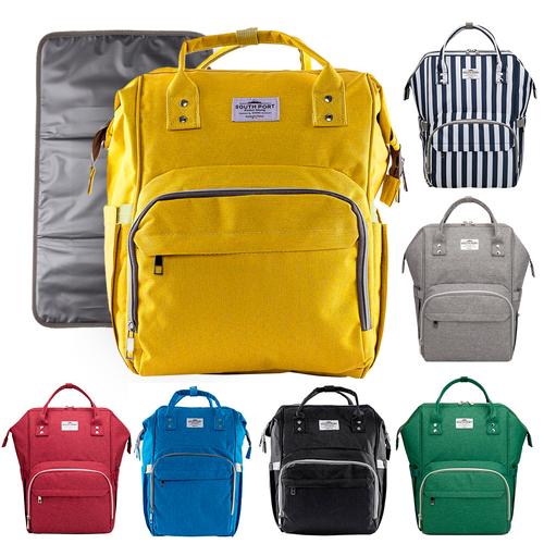 Bolso Maternal South Port S47 By Gadnic con Cambiador Mochila Porta Mamaderas Térmica Outlet - 0
