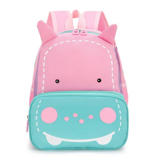 Mochila Escolar Hipopótamo Para Niños  - 0