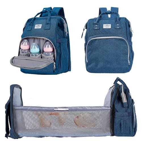 Mochila Maternal Gadnic Pañalera Cuna Portátil - 0