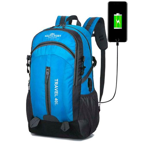 Mochila Deportiva South Port Para Viaje Trekking - 0