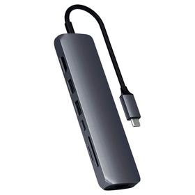 Hub Satechi 6-in-1 USB-C Slim Multiport Adapter