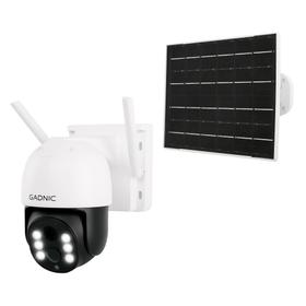 Camara seguridad Gadnic CMSOL42 Panel Solar 3MP Wifi batería recargable impermeable inalámbrica exterior visión nocturna