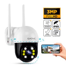 Cámara de Seguridad Gadnic P245F22 Domo 3MP IP66 Wifi Visión Nocturna