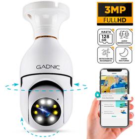 Cámara de Seguridad FULL HD Gadnic Domo Con Visión Nocturna Y Detección de Movimiento 