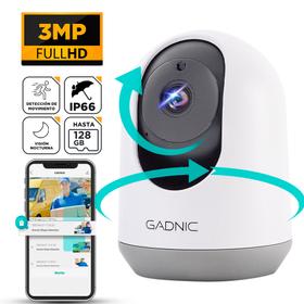 Cámara de Seguridad Gadnic IP Motorizada 3MP Full HD Visión Nocturna