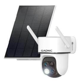 Cámara de Seguridad Solar Gadnic Lente Dual 