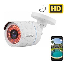 Cámara De Seguridad Gadnic Bullet IP CCTV Hd 720P Visión Nocturna Incluye Cable BNC Video DVR