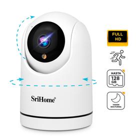 Cámara De Seguridad Srihome 1080p Audio Bidireccional Conexión  WIFI