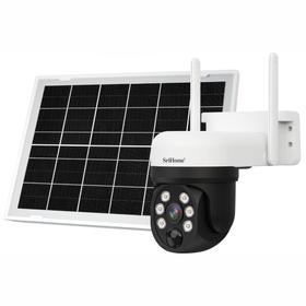 Cámara de Seguridad SriHome 2k 4mp Con Panel Solar