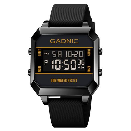 Reloj Deportivo Digital Gadnic Cuadrado Resistente Al Agua - 0