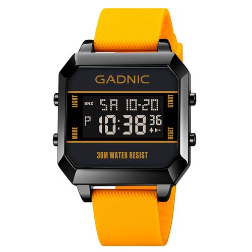 Reloj Deportivo Digital Gadnic Cuadrado Resistente Al Agua - 0