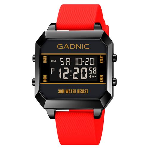 Reloj Deportivo Digital Gadnic Cuadrado Resistente Al Agua - 0