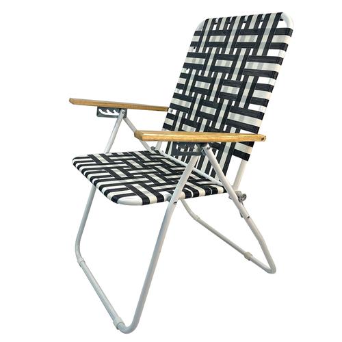 Reposera De Playa Plegable Gadnic 5 Posiciones Silla Con Apoyabrazo - 0