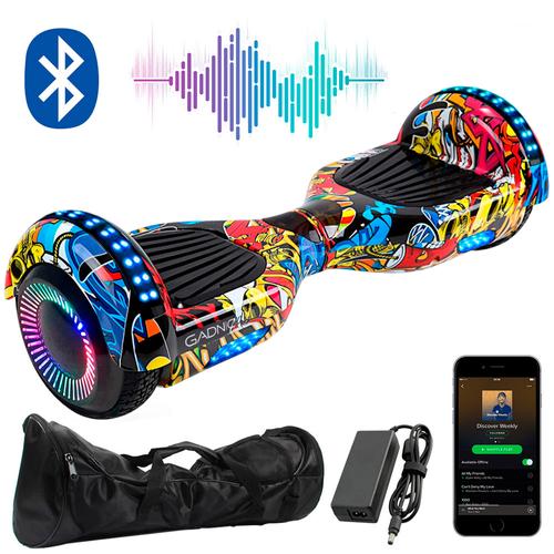 Patineta Eléctrica Gadnic Balance Bluetooth Hasta 120kg 20km/h Placa Tao Tao + Bolso - 0