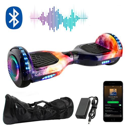 Patineta Eléctrica Gadnic Balance Bluetooth Hasta 120kg 20kmh Placa Tao Tao  Bolso - 0