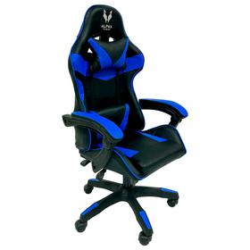Silla Gamer Gadnic Ergonómica Respaldo Ajustable Reposabrazos Color Azul 
