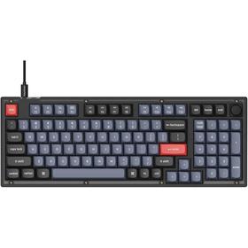 Teclado Mecánico Keychron V5 MAX Inalámbrico 96% Switch Rojo Retroiluminado RGB