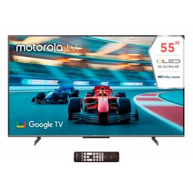 Smart TV Motorola QLED 55” ATV Dolby HDR10 UHD 