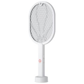 Raqueta Mata Mosquitos Recargable USB Gadnic Con Base Y Luz UV Dual