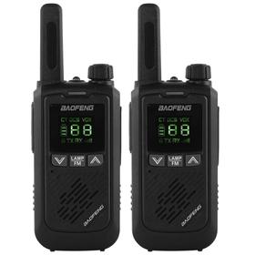 Handy Baofeng BF-T17 Kit x2 16CH UHF Display LCD + 4 Baterías y 2 Manos Libres
