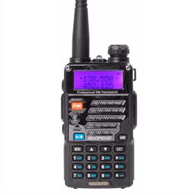 Handy Baofeng UV-5RE Bi-Banda 5w 128CH Hasta 10km + 2 Baterías y Manos Libres