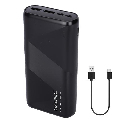 Cargador Portátil Gadnic Energy Power 22000 mAh 2 USB Carga Rápida Outlet - 0