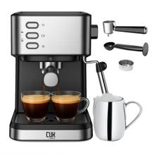 Cafetera Espresso CUK by Gadnic 20 Bar Espumador de Leche 850W 15L Filtro de Acero Inoxidable