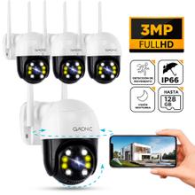 Kit Cámara de Seguridad Gadnic P245F22 Domo 3MP IP66 Bluetooth Wifi Visión Nocturna x4
