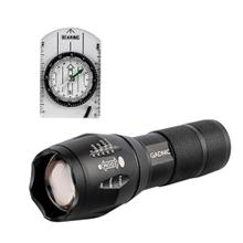 Linterna Táctica Militar Gadnic GD-LN37 Led 12000 Lúmenes Resistente al Agua  Brújula