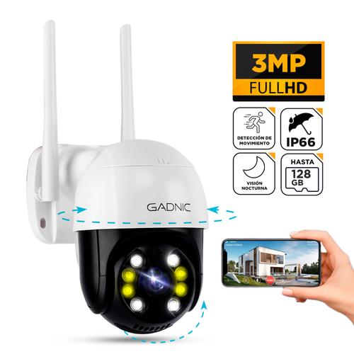 Cámara de Seguridad Gadnic P245F22 Domo 3MP IP66 Wifi Visión Nocturna - 0