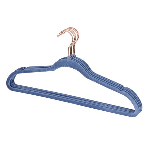 Songmics Juego De 30 Perchas De Terciopelo, Perchas Antideslizantes, Ranuras Para Hombros, Barra